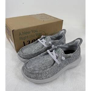 Kuru Womens Shoes 7.5 Draft Rento Gray Slip On 7 1/2 Plantar Fasciitis